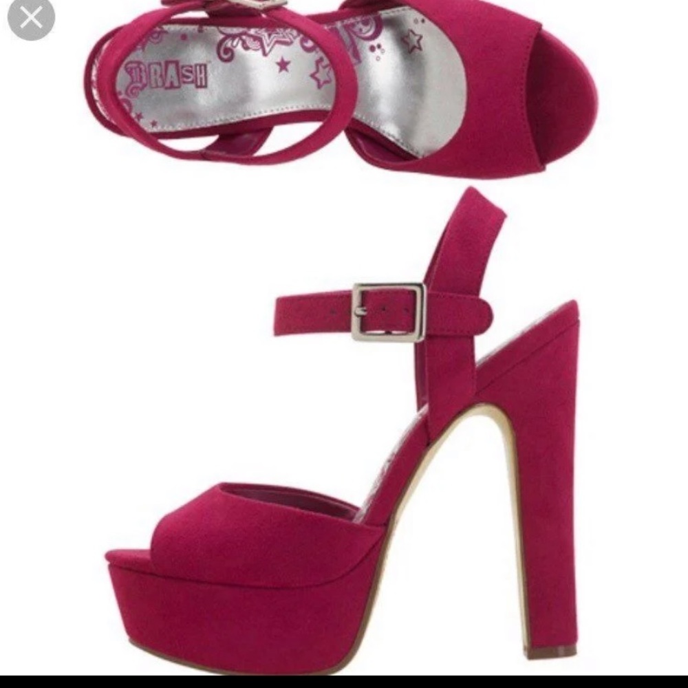 Pink heels size 5